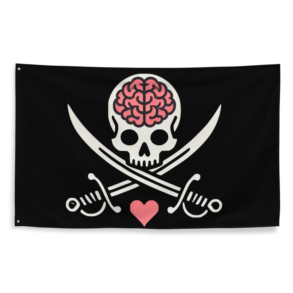 Captain Brainheart Jolly Roger